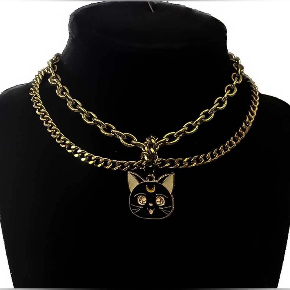 Maneki-neko Necklace w/matching Bracelet